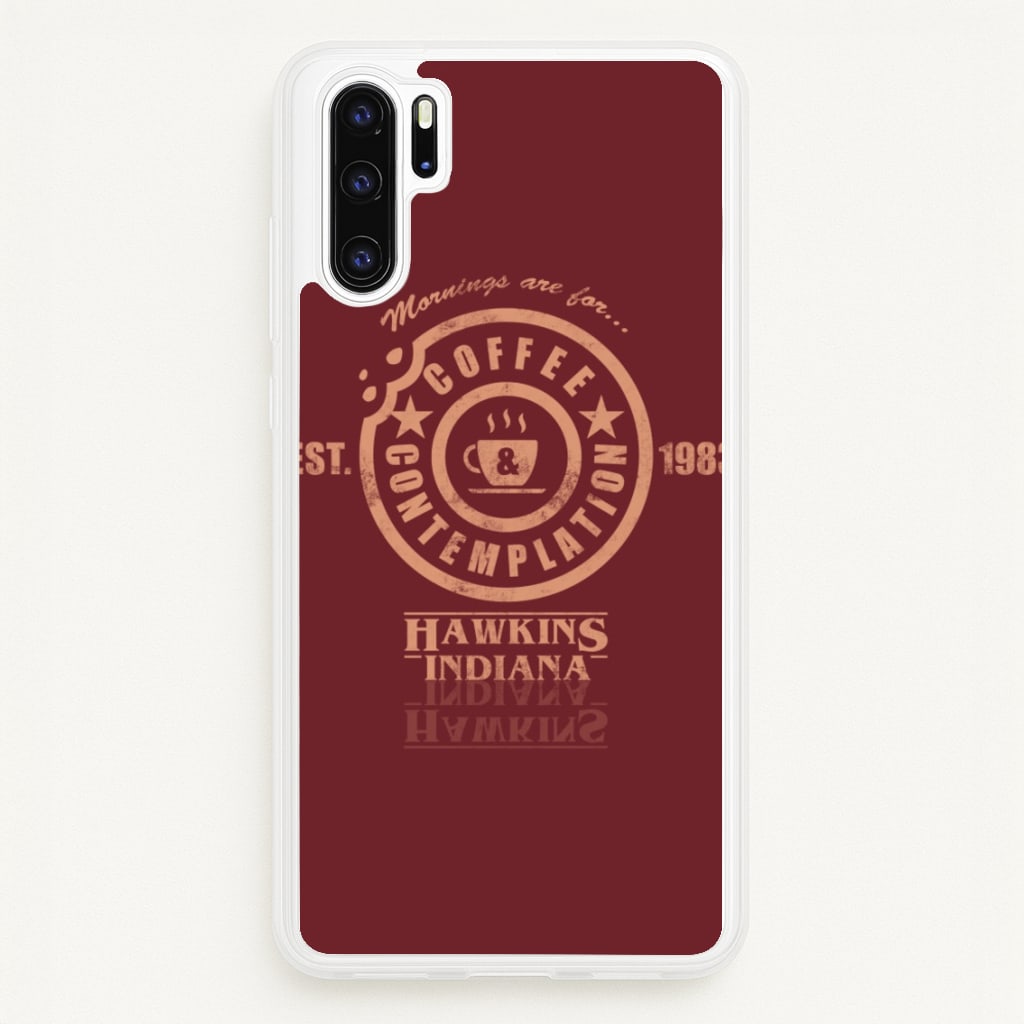 Coffee Contemplation - Stranger Things Phone Case for Huawei P30 Pro