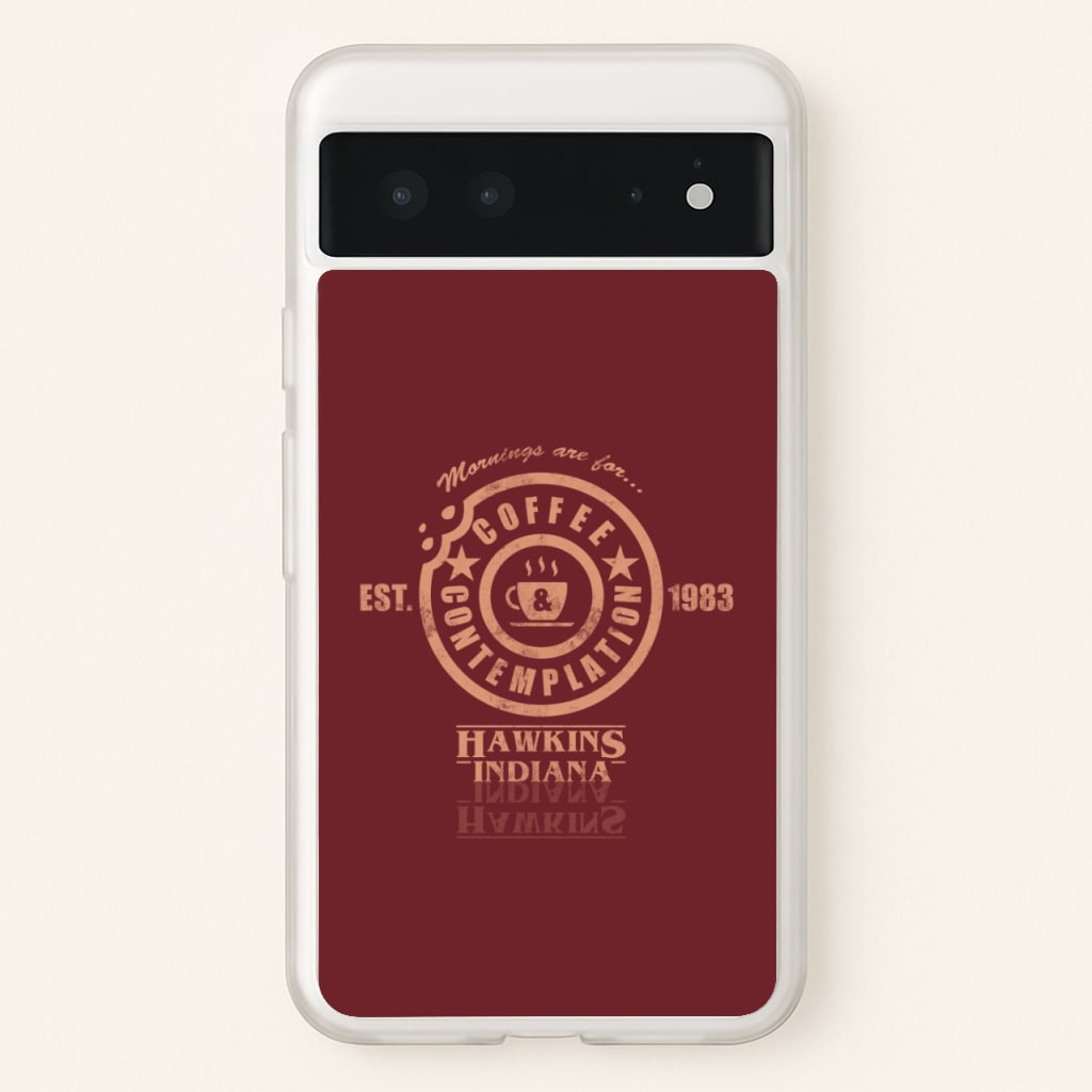 Coffee Contemplation - Stranger Things Phone Case for Google Pixel 6