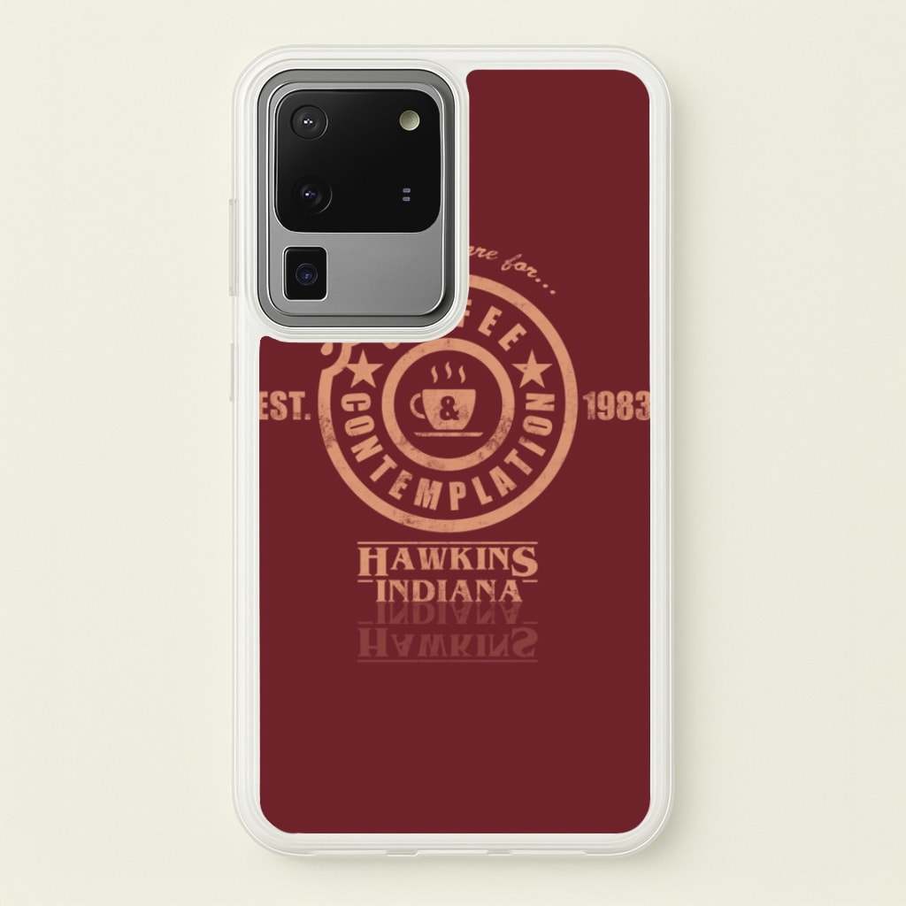 Coffee Contemplation - Stranger Things Phone Case for Galaxy S20 Ultra