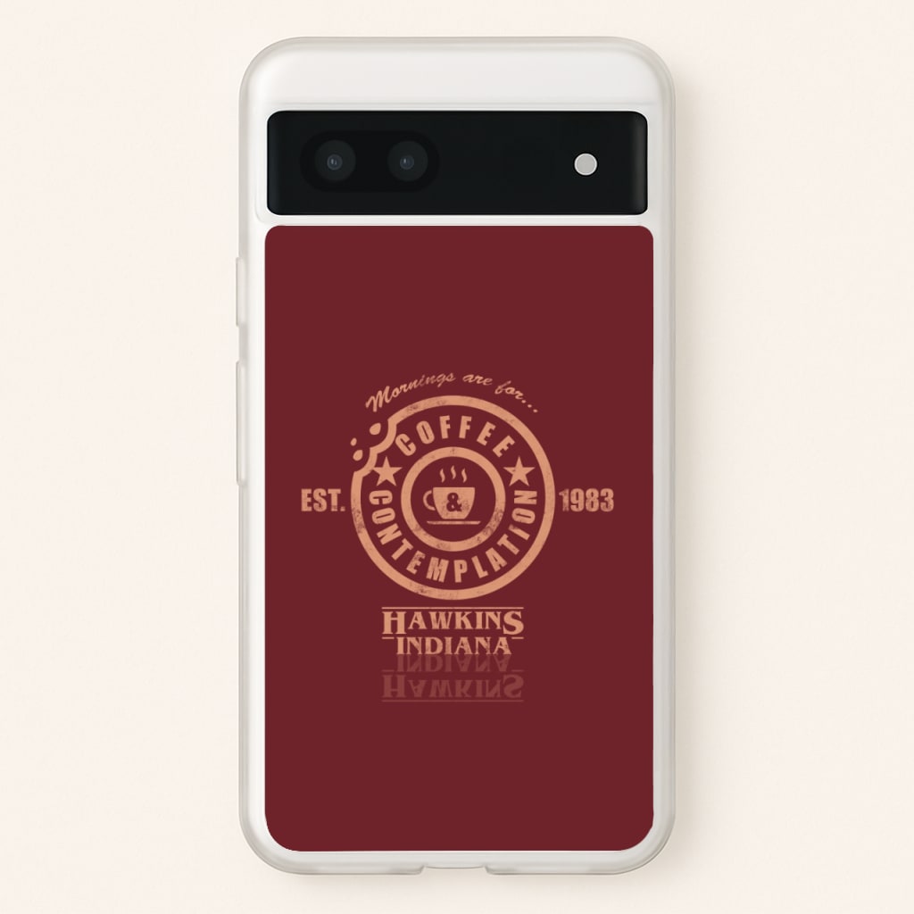 Coffee Contemplation - Stranger Things Phone Case for Google Pixel 6a