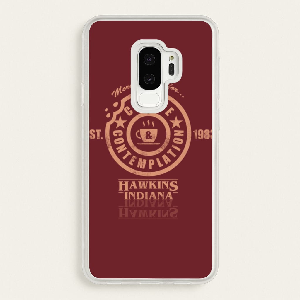 Coffee Contemplation - Stranger Things Phone Case for Galaxy S9 Plus