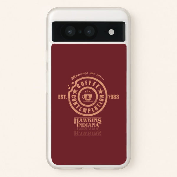 Coffee Contemplation - Stranger Things Phone Case for Google Pixel 8