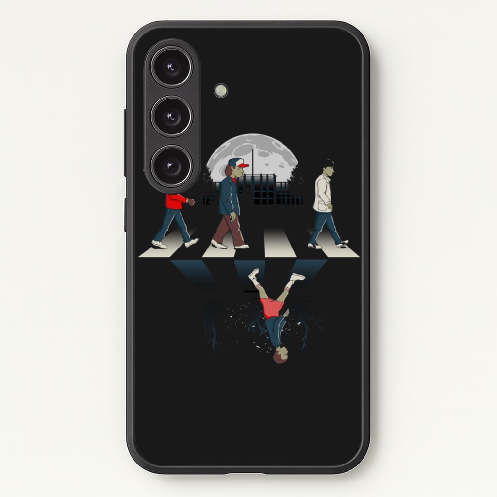 Upside Down Road - Stranger Things Phone Case for Galaxy S25