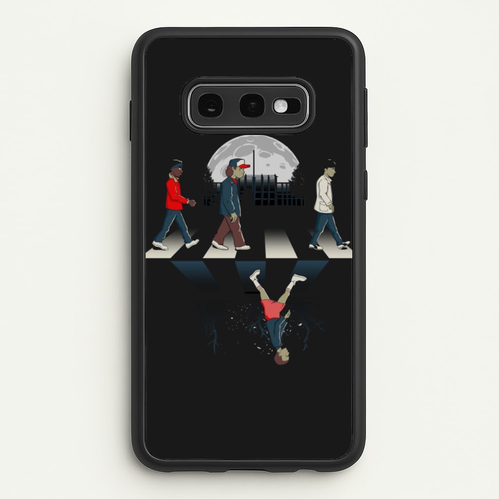 Upside Down Road - Stranger Things Phone Case for Galaxy S10e