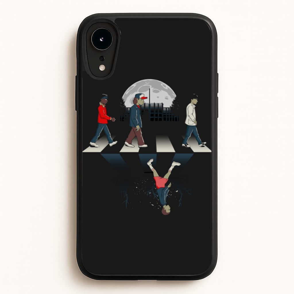 Upside Down Road - Stranger Things Phone Case for iPhone XR