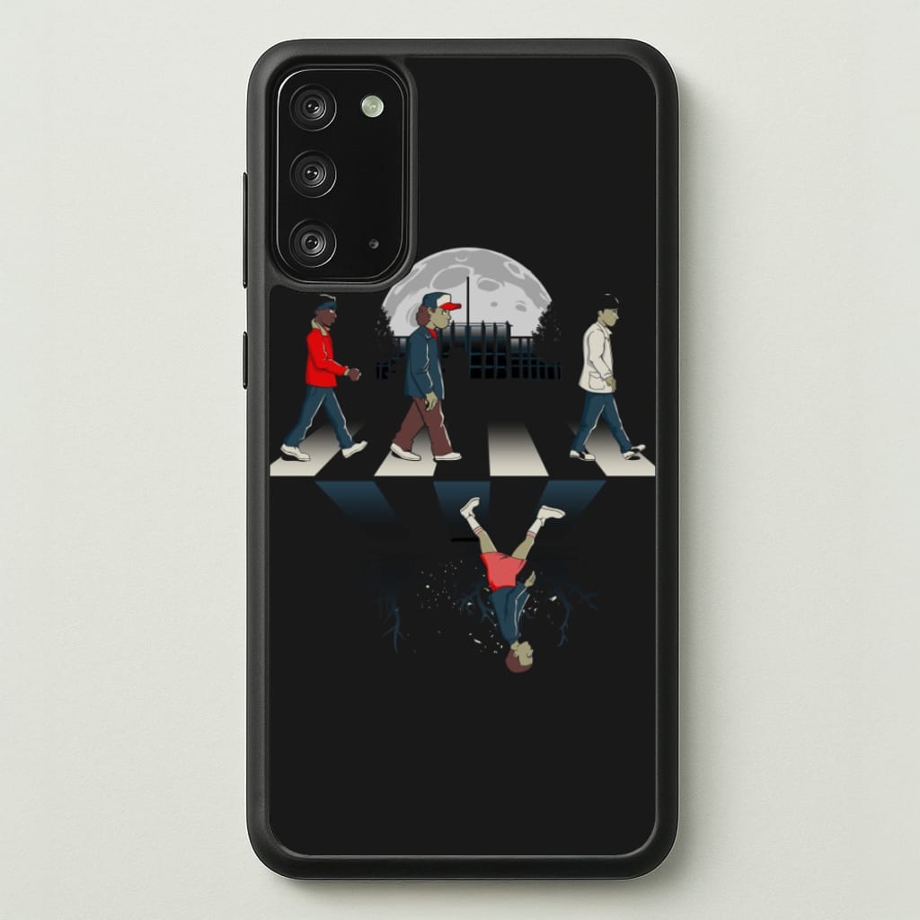 Upside Down Road - Stranger Things Phone Case for Galaxy Note 20