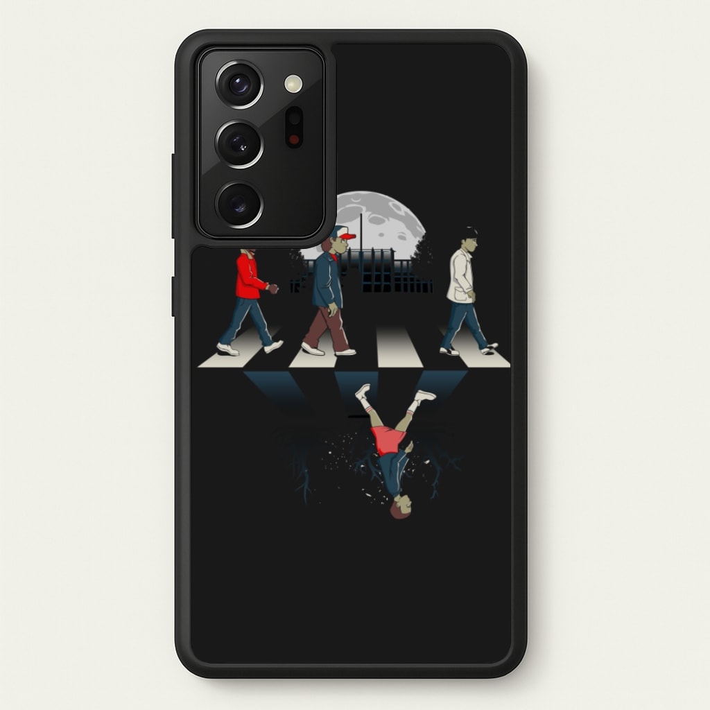 Upside Down Road - Stranger Things Phone Case for Galaxy Note 20 Ultra