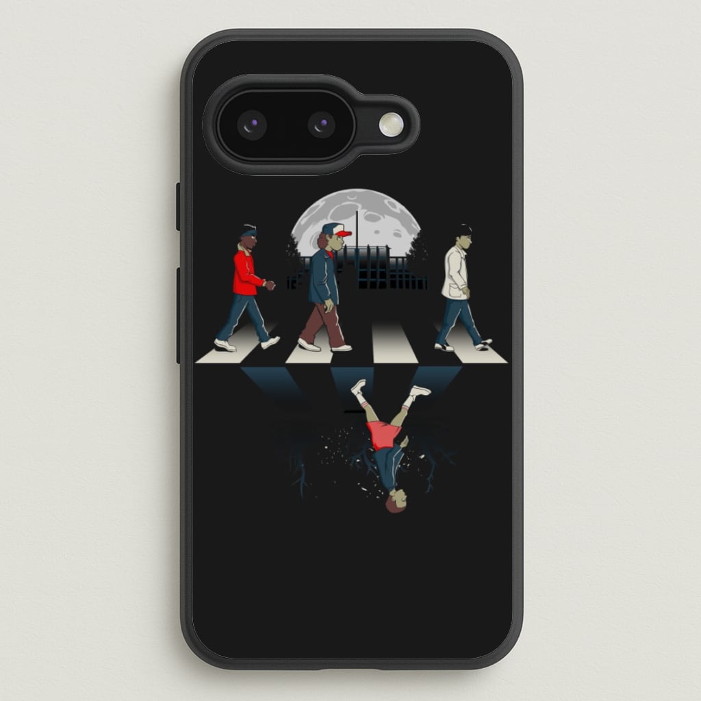 Upside Down Road - Stranger Things Phone Case for Google Pixel 9a