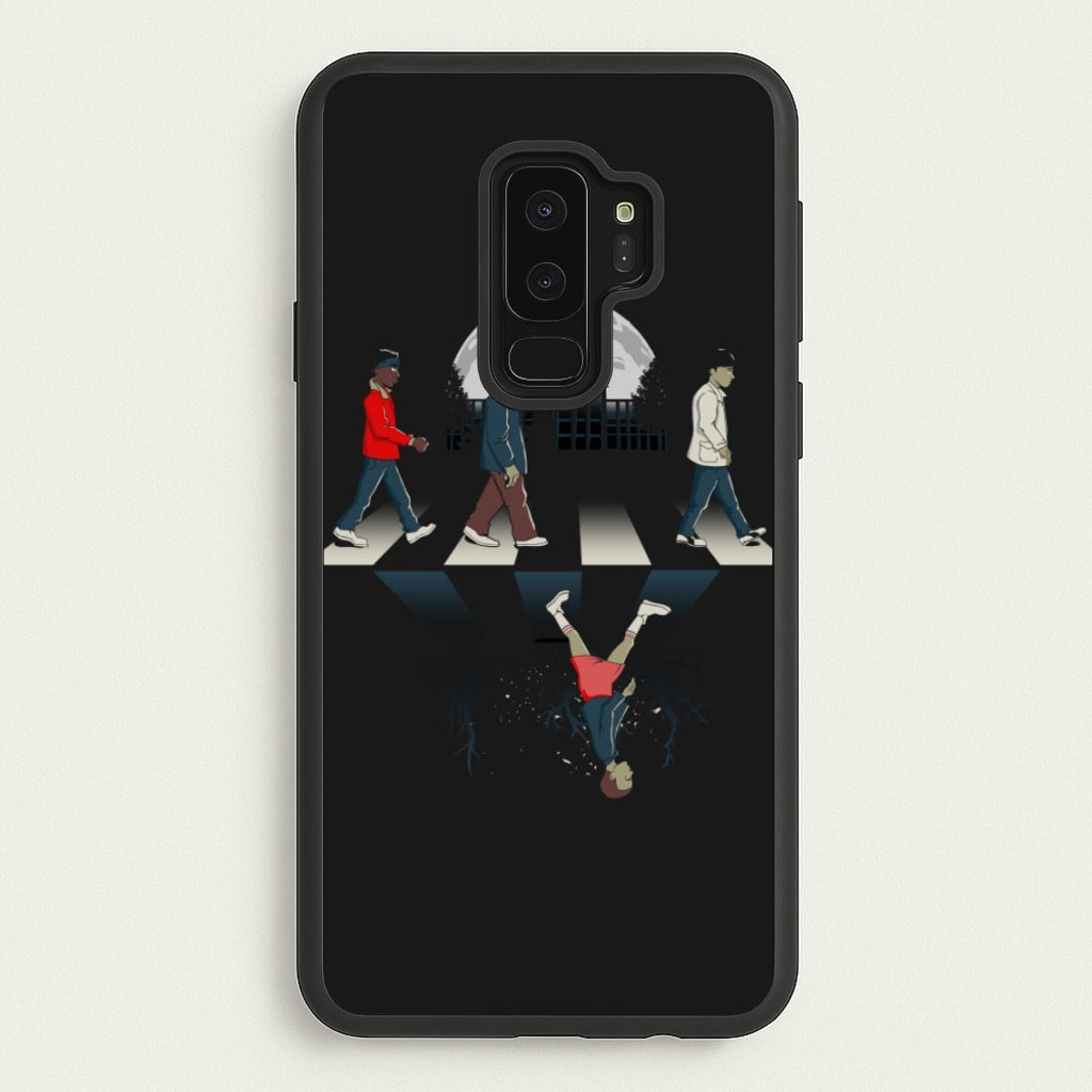 Upside Down Road - Stranger Things Phone Case for Galaxy S9 Plus