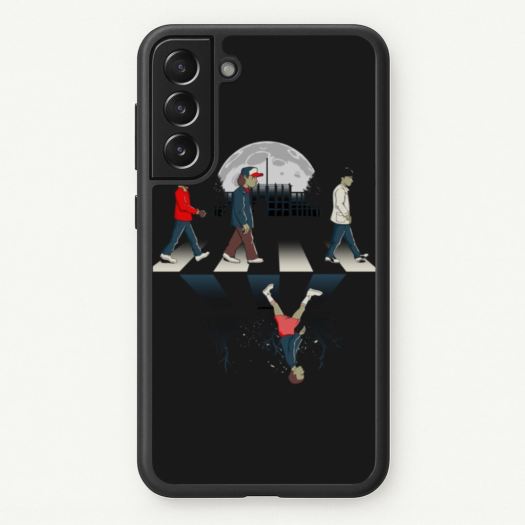 Upside Down Road - Stranger Things Phone Case for Galaxy S21