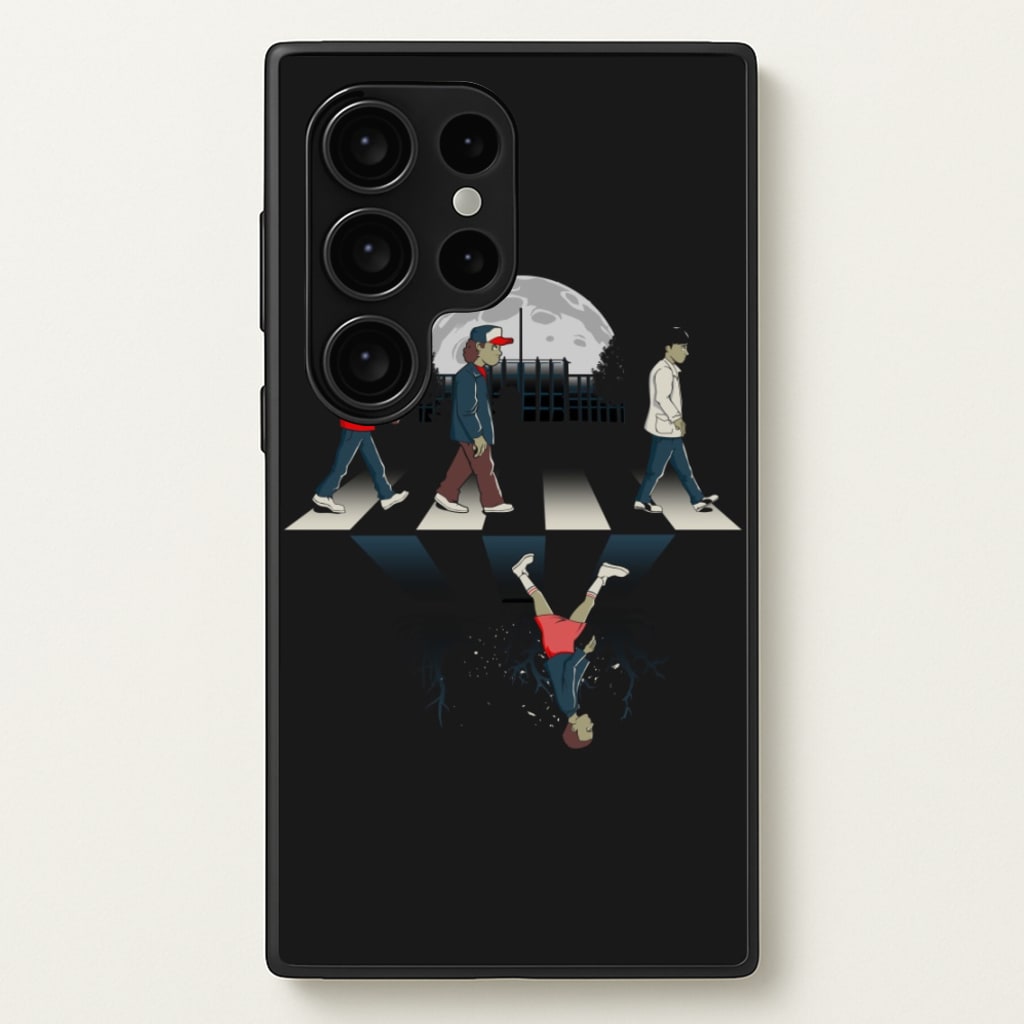 Upside Down Road - Stranger Things Phone Case for Galaxy S24 Ultra
