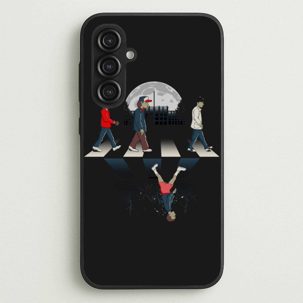 Upside Down Road - Stranger Things Phone Case for Galaxy S23FE