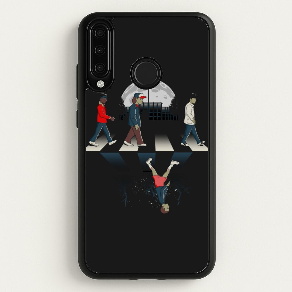 Upside Down Road - Stranger Things Phone Case for Huawei P30 Lite