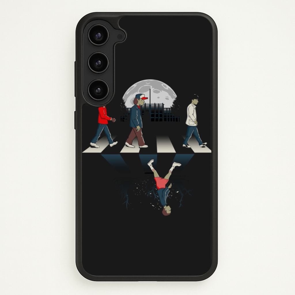 Upside Down Road - Stranger Things Phone Case for Galaxy S23