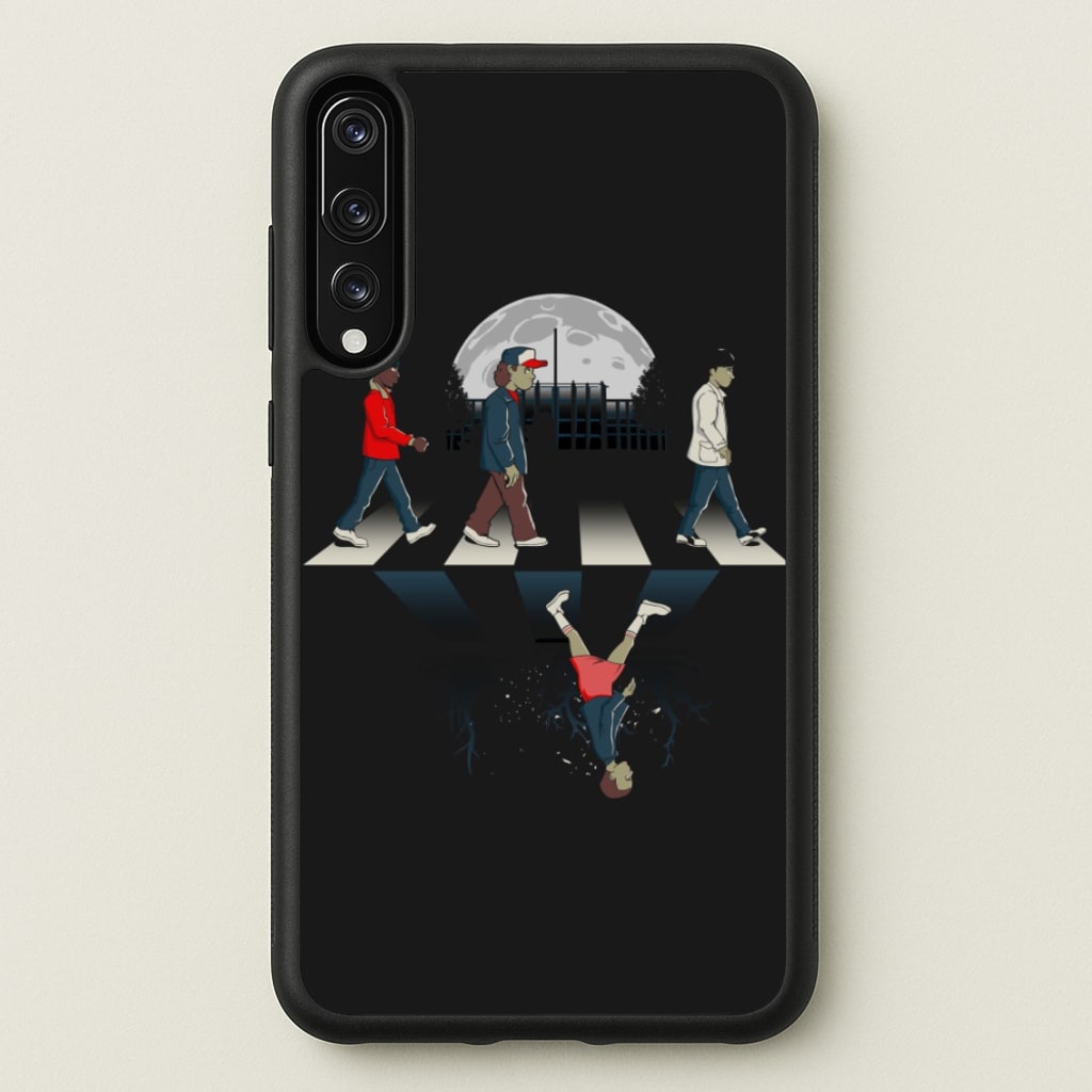 Upside Down Road - Stranger Things Phone Case for Huawei P20 Pro