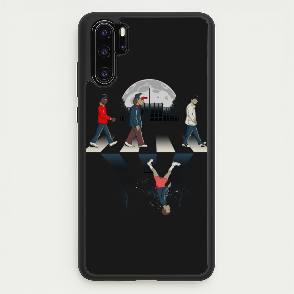 Upside Down Road - Stranger Things Phone Case for Huawei P30 Pro