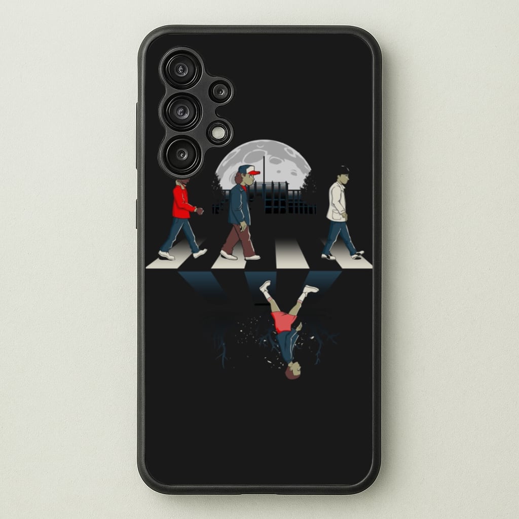 Upside Down Road - Stranger Things Phone Case for Galaxy A13