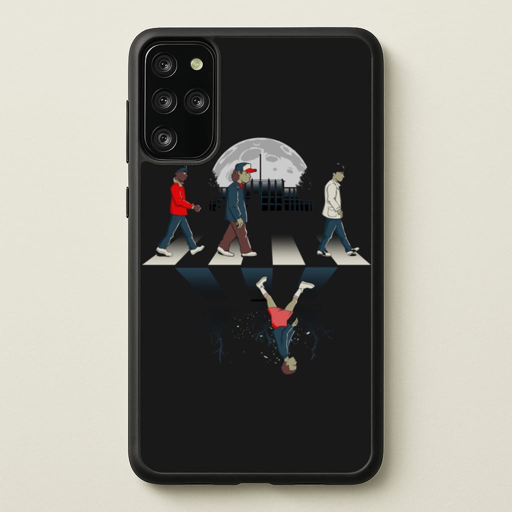 Upside Down Road - Stranger Things Phone Case for Galaxy S20 Plus
