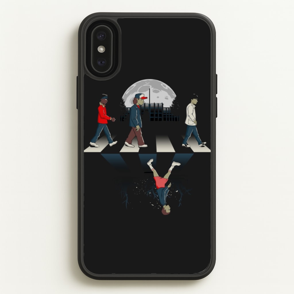Upside Down Road - Stranger Things Phone Case for iPhone XS Max