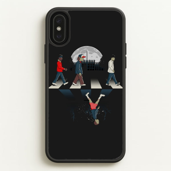 Upside Down Road - Stranger Things Phone Case for iPhone XS Max
