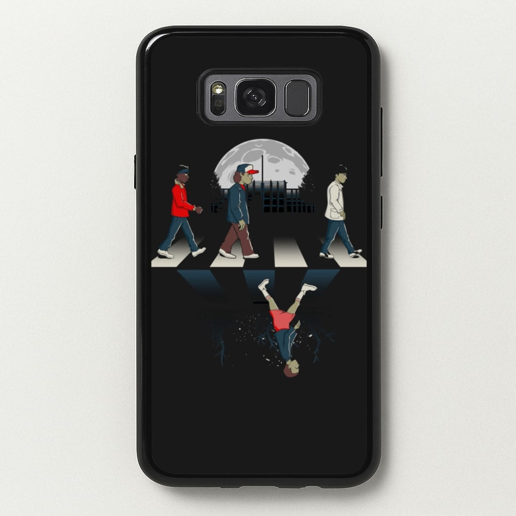 Upside Down Road - Stranger Things Phone Case for Galaxy S8 Plus