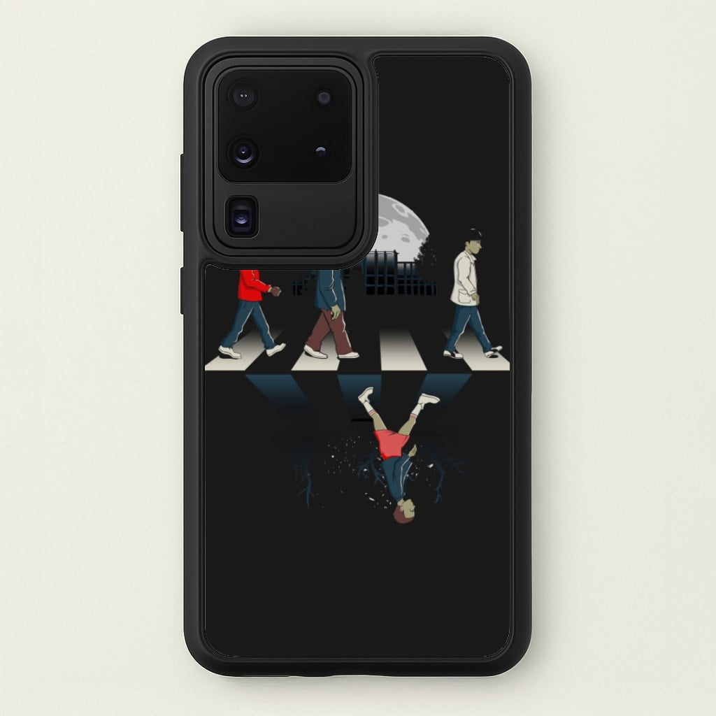 Upside Down Road - Stranger Things Phone Case for Galaxy S20 Ultra