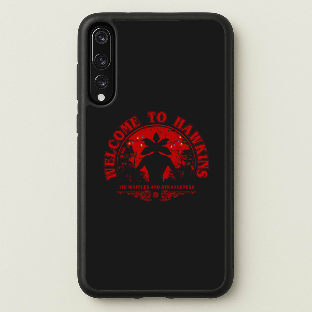 Welcome To Hawkings - Stranger Things Phone Case for Huawei P20 Pro