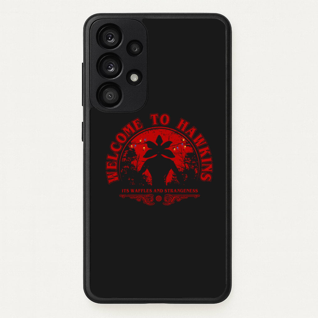 Welcome To Hawkings - Stranger Things Phone Case for Galaxy A53