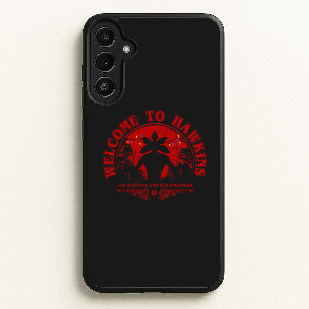 Welcome To Hawkings - Stranger Things Phone Case for Galaxy A36