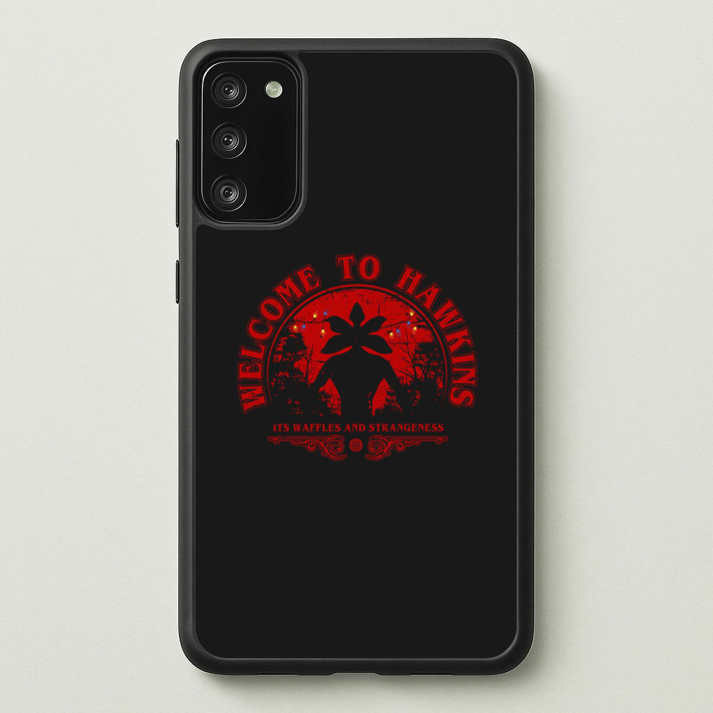 Welcome To Hawkings - Stranger Things Phone Case for Galaxy S20