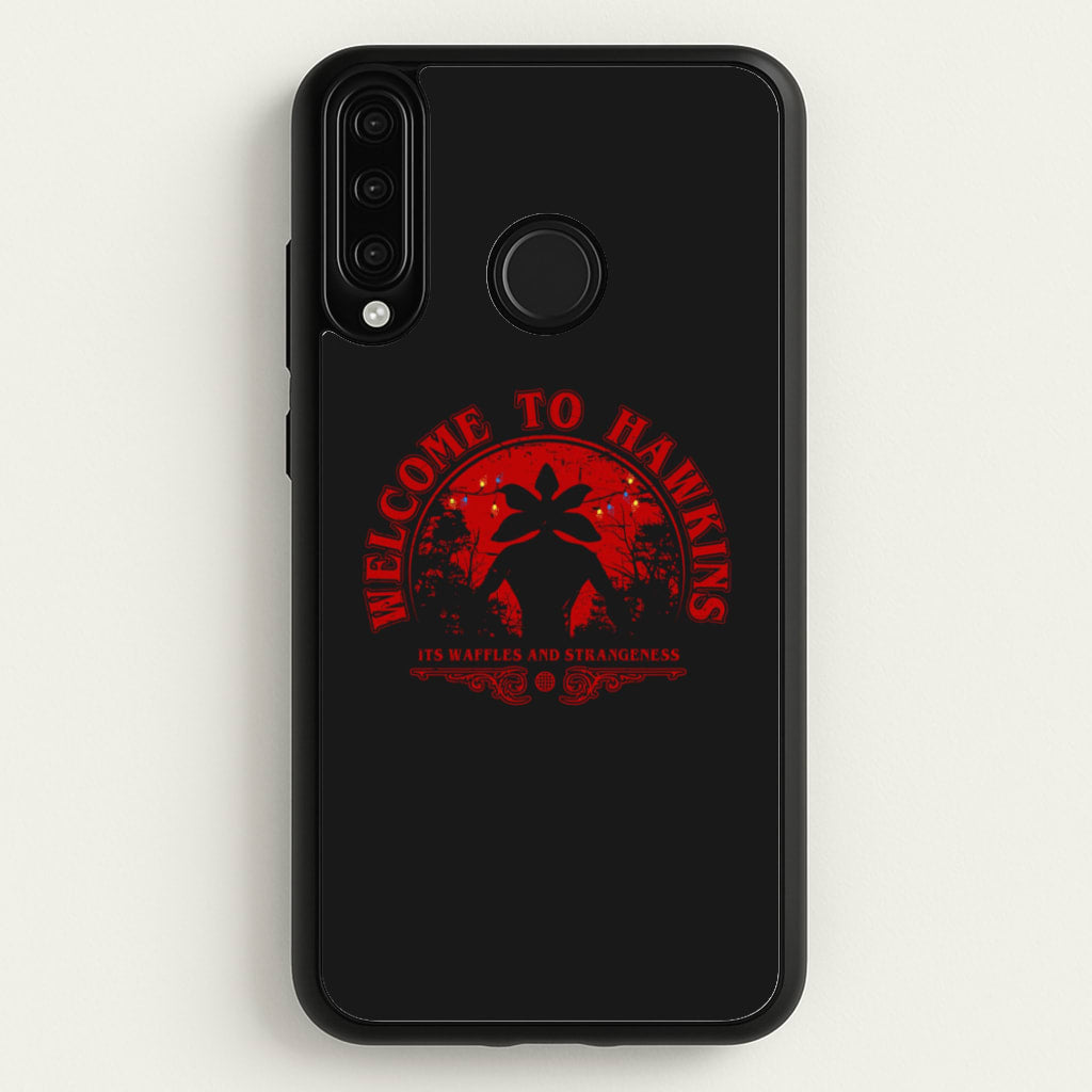 Welcome To Hawkings - Stranger Things Phone Case for Huawei P30 Lite