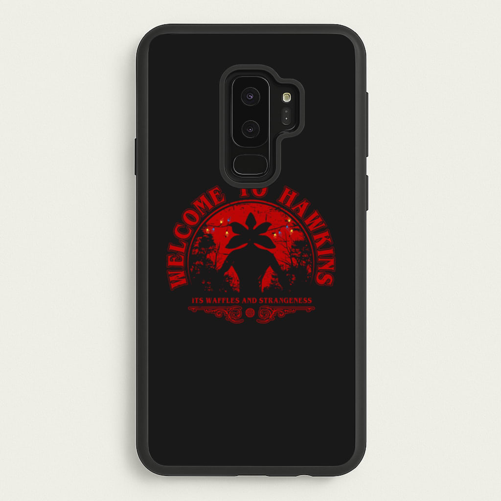 Welcome To Hawkings - Stranger Things Phone Case for Galaxy S9 Plus