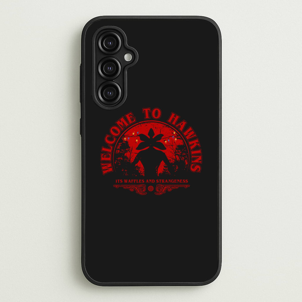 Welcome To Hawkings - Stranger Things Phone Case for Galaxy A14