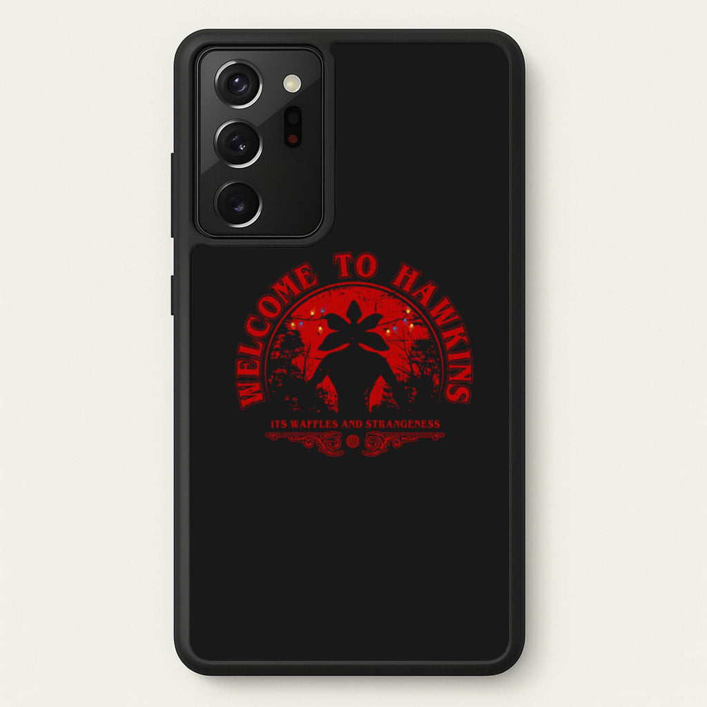 Welcome To Hawkings - Stranger Things Phone Case for Galaxy Note 20 Ultra