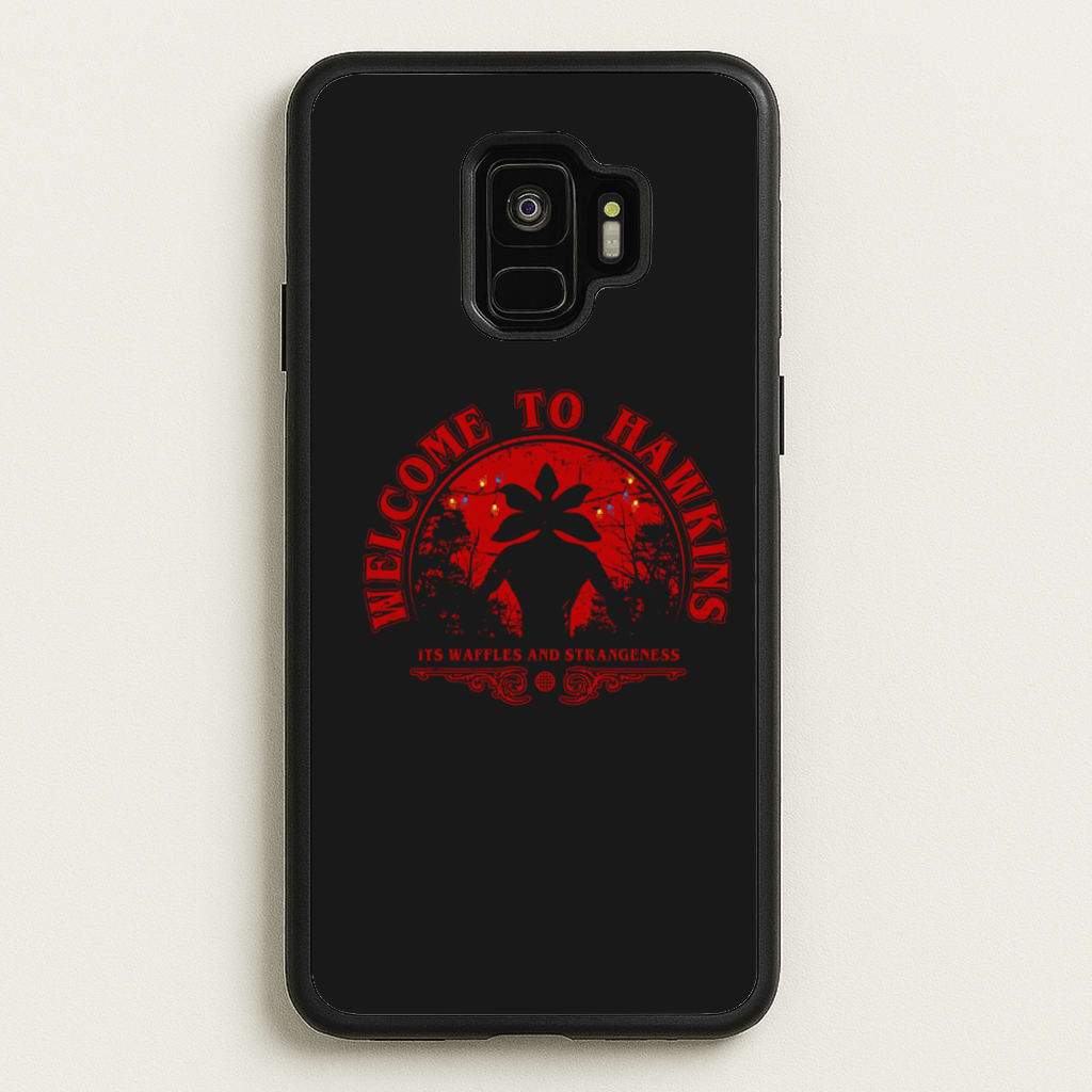 Welcome To Hawkings - Stranger Things Phone Case for Galaxy S9