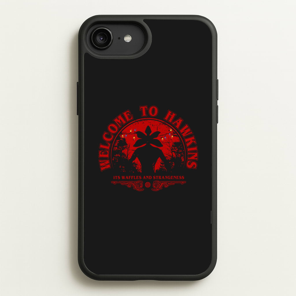 Welcome To Hawkings - Stranger Things Phone Case for iPhone 6 Plus / 7 Plus / 8 Plus