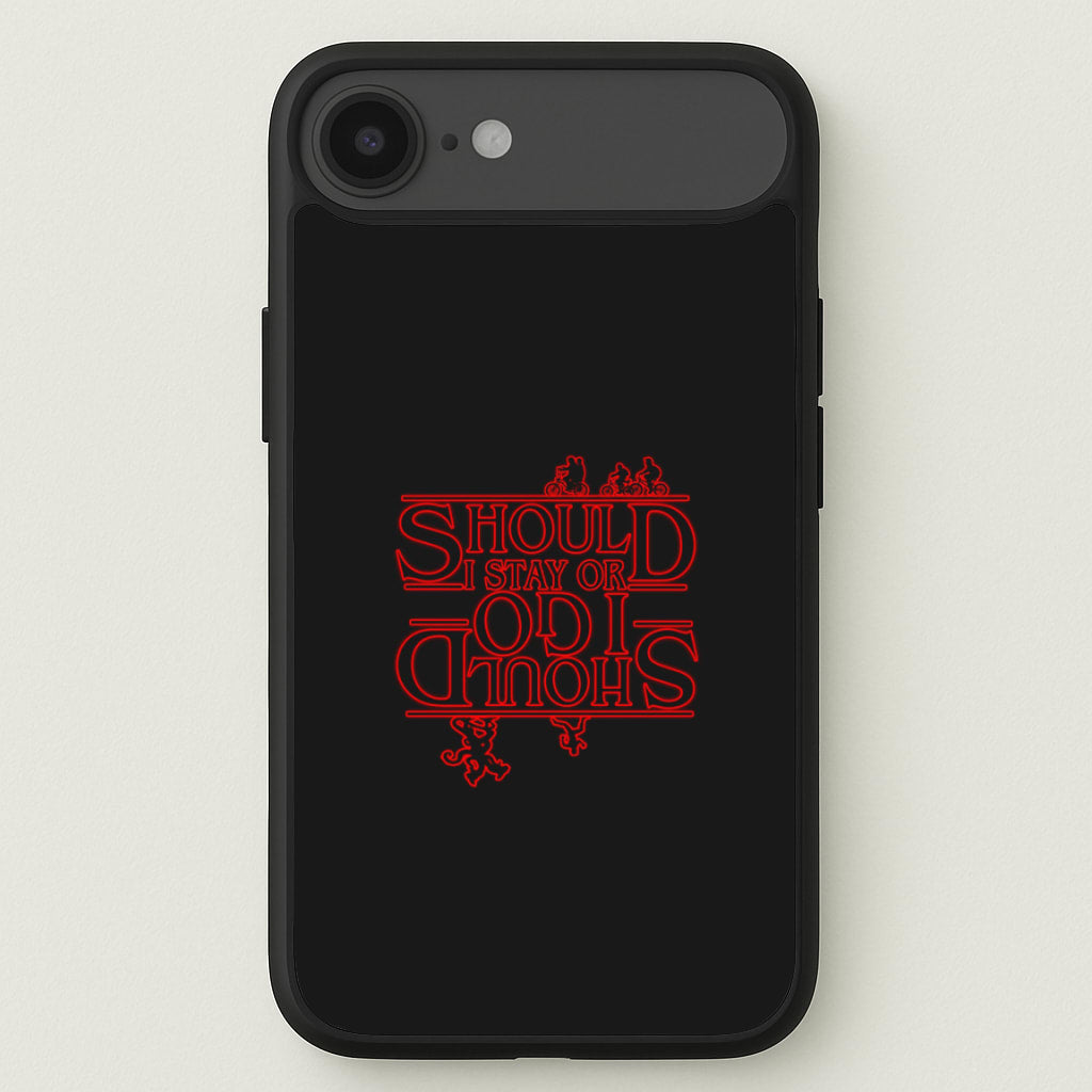 Should I Stay Or Should I Go Upside Down Phone Case for iPhone 17 Air