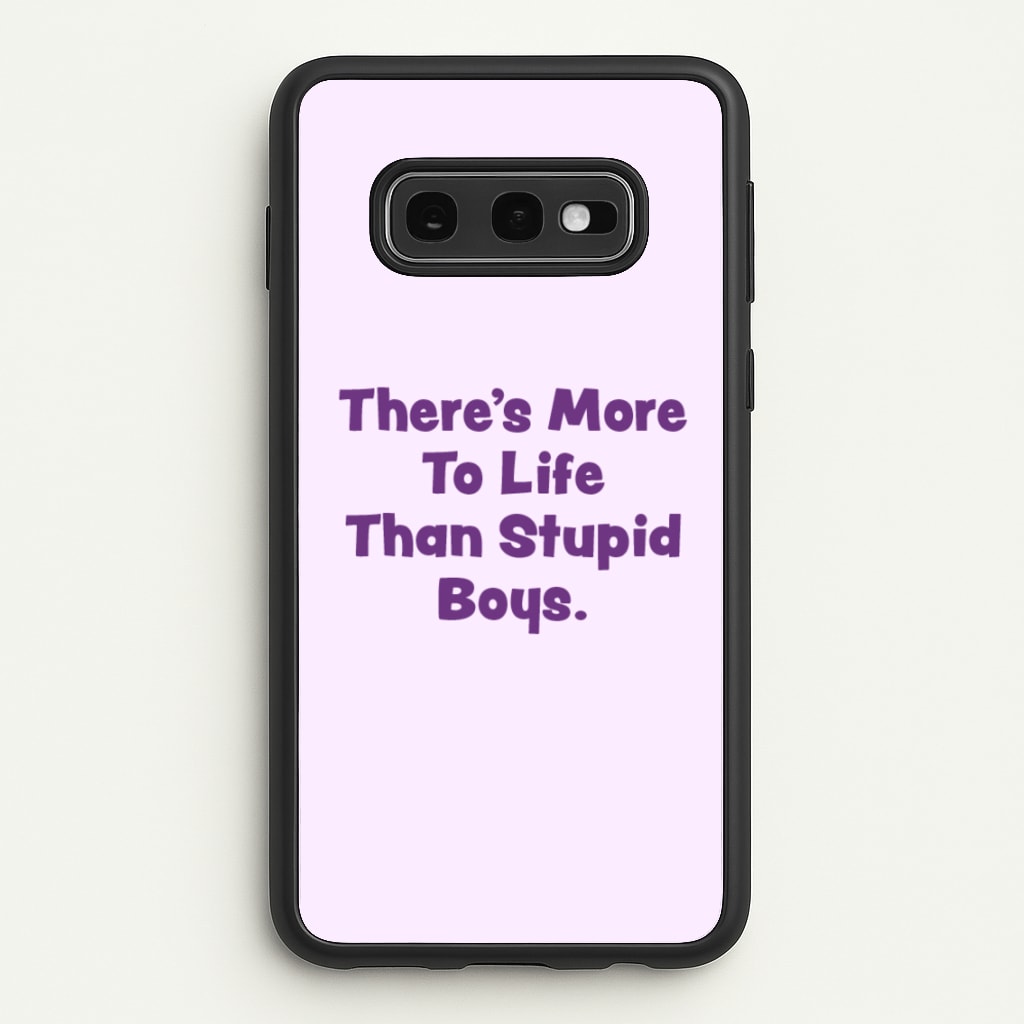 More To Life - Stranger Things Phone Case for Galaxy S10e