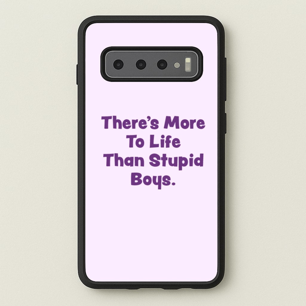 More To Life - Stranger Things Phone Case for Galaxy S10