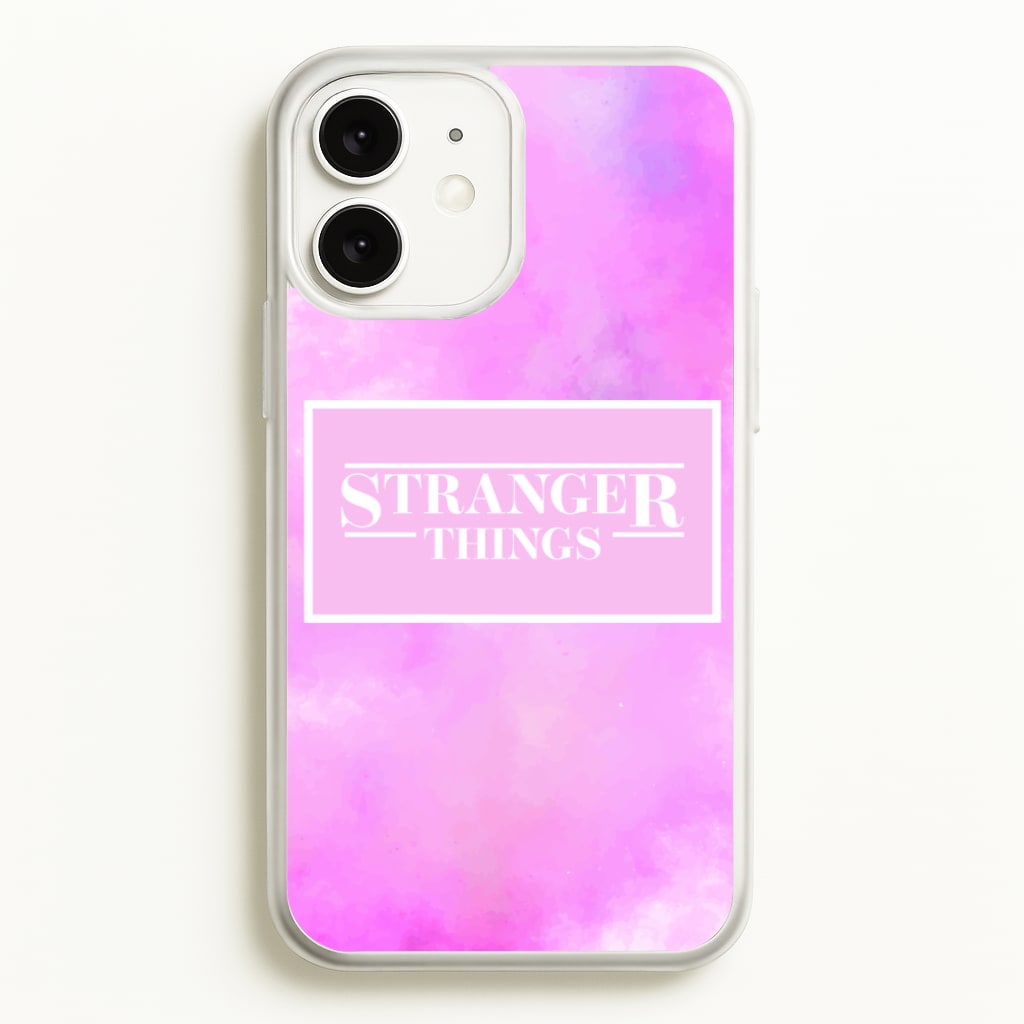 Pink Galaxy Stranger - Stranger Things Phone Case for iPhone 11