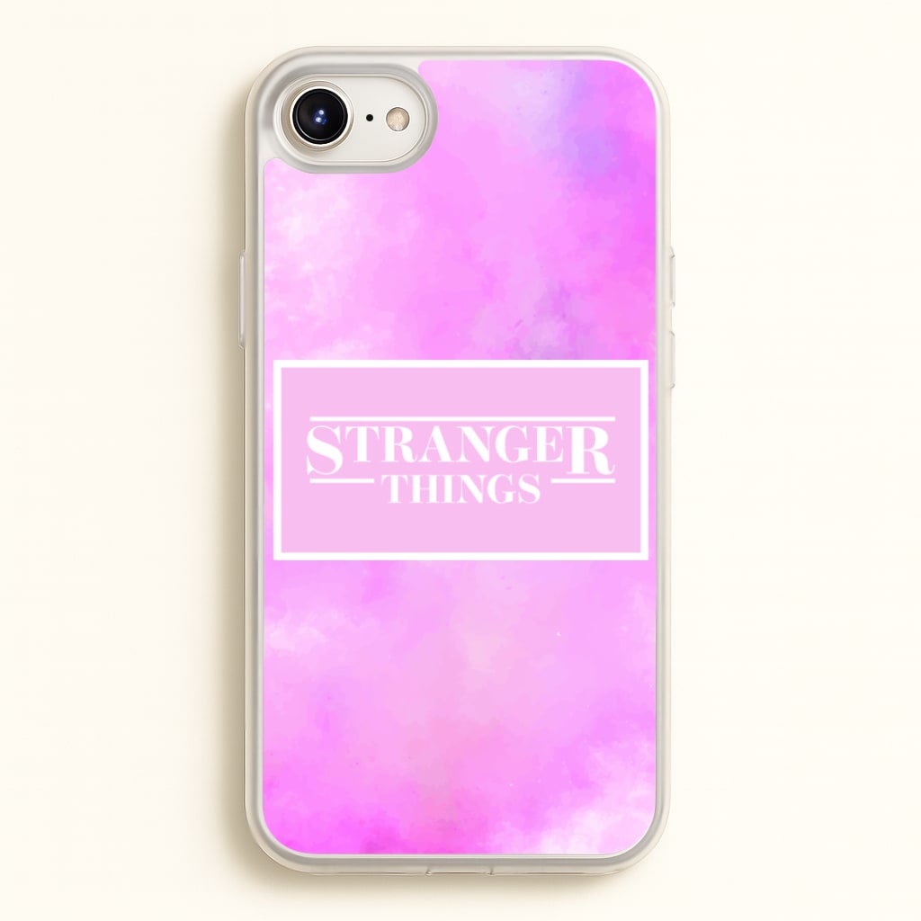 Pink Galaxy Stranger - Stranger Things Phone Case for iPhone 6 Plus / 7 Plus / 8 Plus