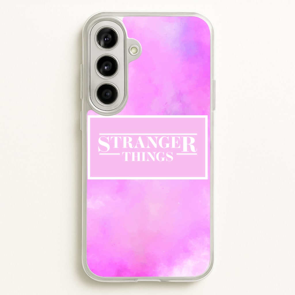 Pink Galaxy Stranger  - Stranger Things Phone Case for Galaxy A56