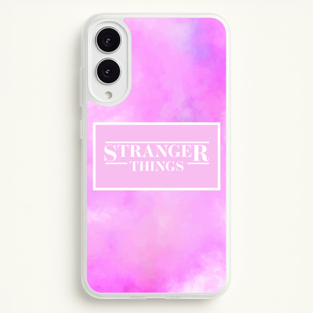 Pink Galaxy Stranger - Stranger Things Phone Case for Galaxy S25 Edge
