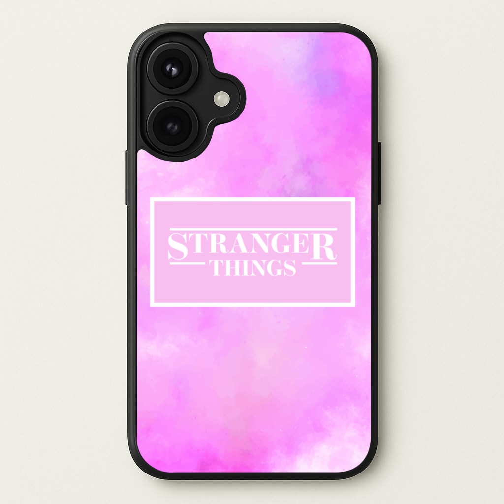 Pink Galaxy Stranger Phone Case for iPhone 17