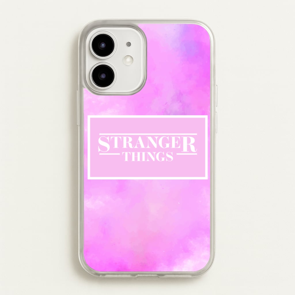 Pink Galaxy Stranger - Stranger Things Phone Case for iPhone 12 Mini