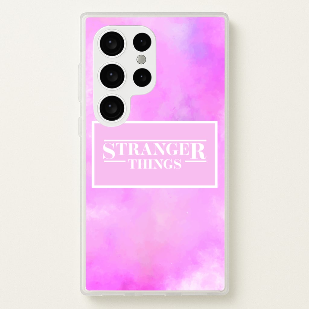 Pink Galaxy Stranger - Stranger Things Phone Case for Galaxy S24 Ultra