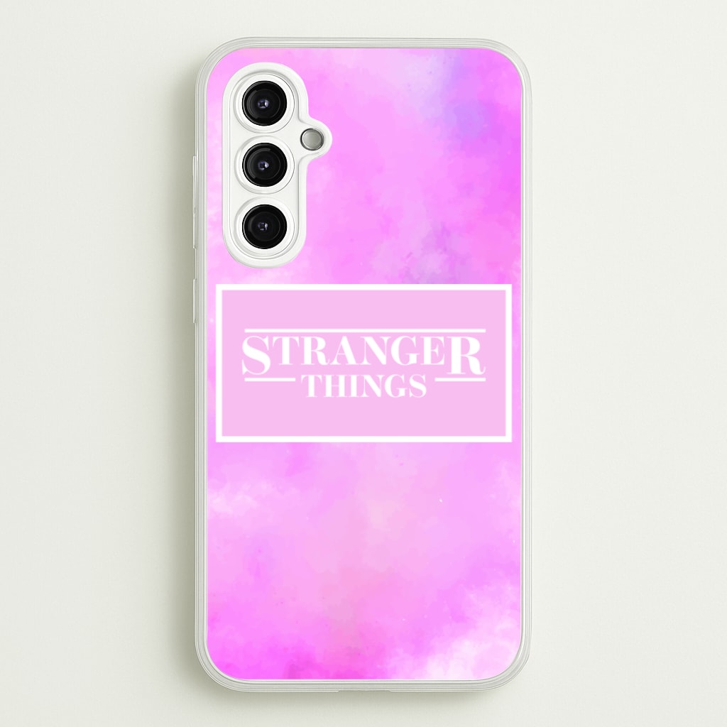 Pink Galaxy Stranger - Stranger Things Phone Case for Galaxy A14
