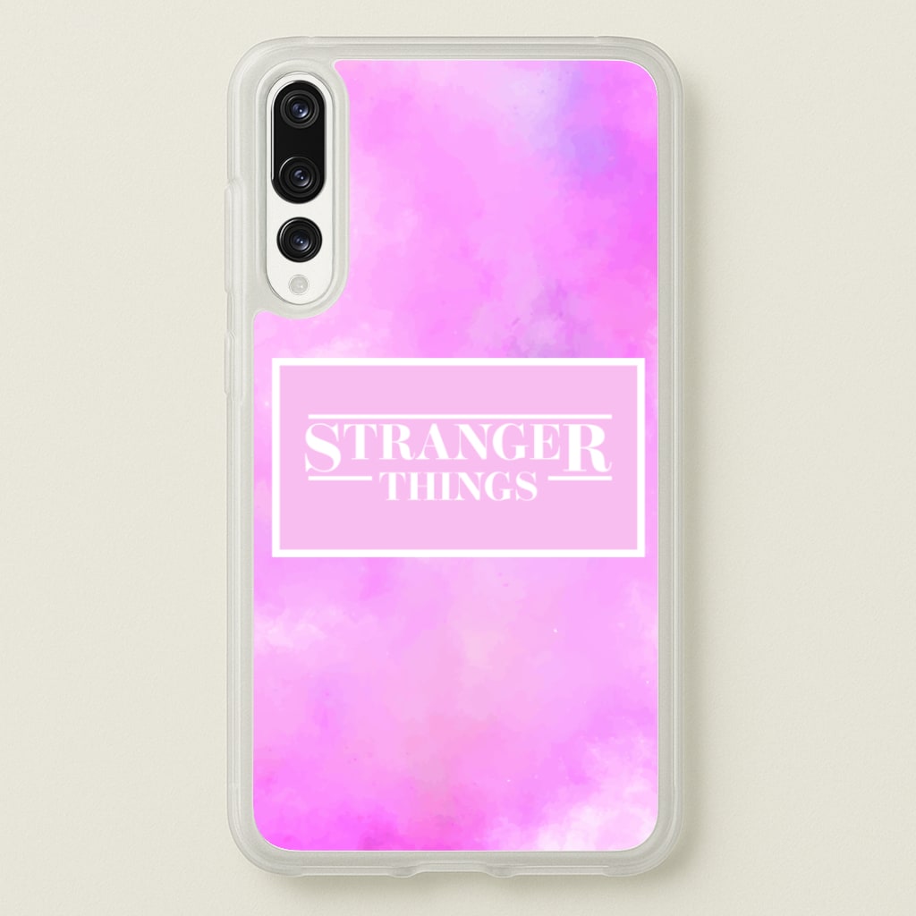 Pink Galaxy Stranger - Stranger Things Phone Case for Huawei P20 Pro