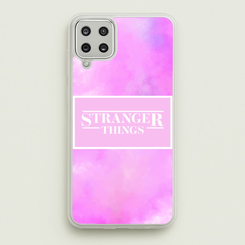 Pink Galaxy Stranger  - Stranger Things Phone Case for Galaxy A12