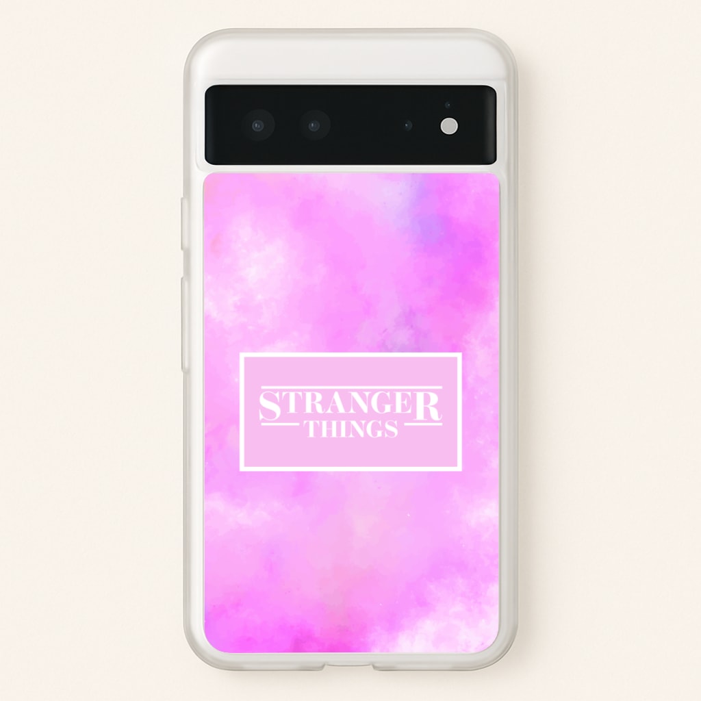 Pink Galaxy Stranger - Stranger Things Phone Case for Google Pixel 6